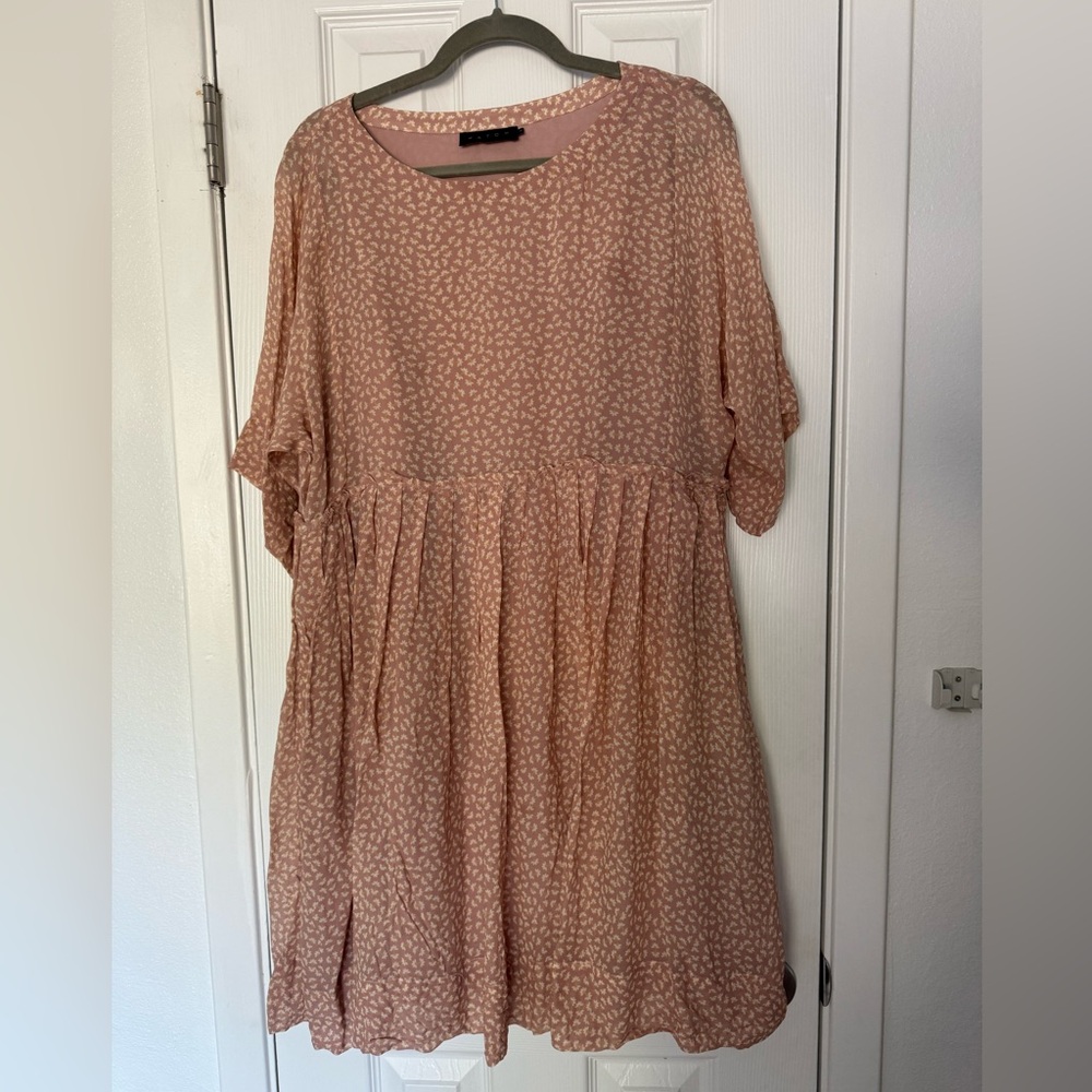 Hatch Maternity Pale-Pink Floral Dress sz 2